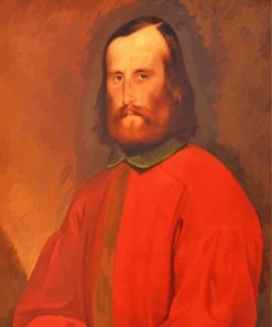 Giuseppe Garibaldi Art Paint By Numbers