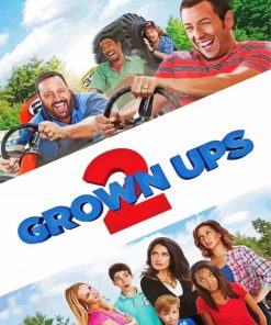 Grown Ups Movie paint by number