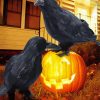 Halloween Ravens Art paint by number