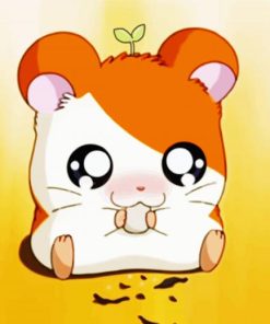 Hamtaro Anime paint by number