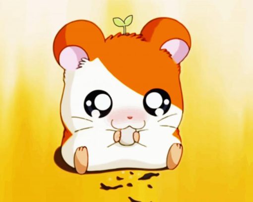 Hamtaro Anime paint by number