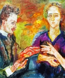 Hans Tietze And Erica Tietze Conrat By Oskar Kokoschka Paint By Numbers