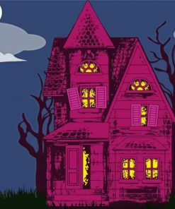 Haunted Cabin Paint By Numbers