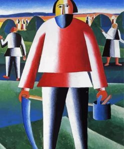 Haymaking Malevich paint by number