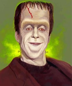 Herman Munster Monster paint by number