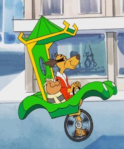 Hong Kong Phooey Cartoon Character Paint By Numbers