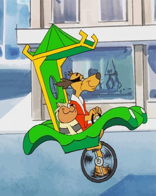 Hong Kong Phooey Cartoon Character Paint By Numbers