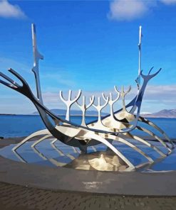 Iceland Sun Voyager Paint By Numbers