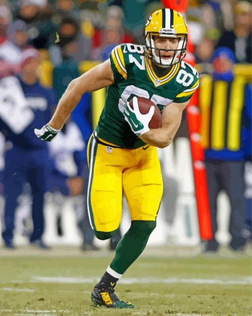 Jordy Nelson paint by number