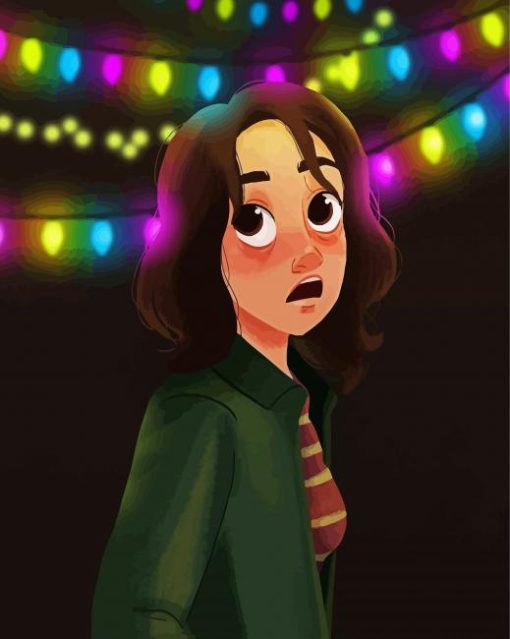 Joyce Byers Caricature Paint By Numbers