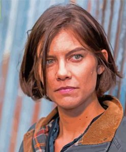 Lauren Cohan Maggie Walking Dead Paint By Numbers