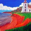 Lighthouse PEI Art paint by number