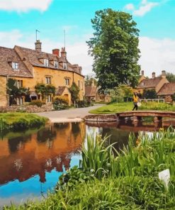 Lower Slaughter England Paint By Numbers