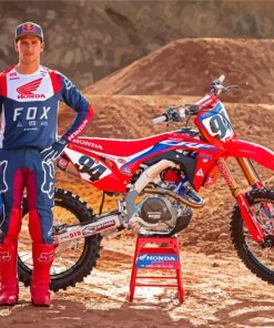 Motorcycle Racer Ken Roczen Paint By Numbers