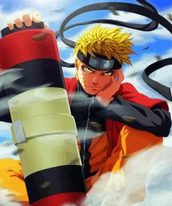 Naruto Sage Mode Anime Character paint by number