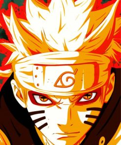 Naruto Sage Mode Face paint by number