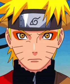 Naruto Sage Mode paint by number