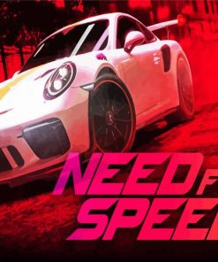 Need For Speed Video Game paint by number