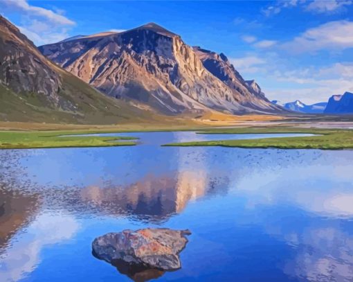 Nunavut Landscape Canada Paint By Numbers