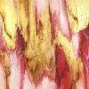 Pink And Gold Abstract paint by number