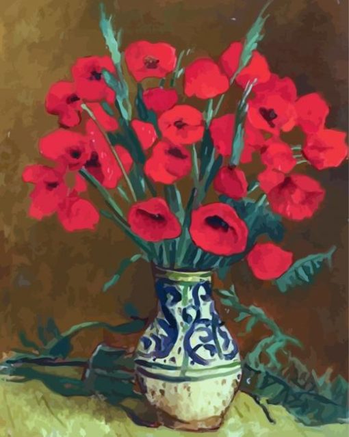 Poppies Stefan Luchian Paint By Numbers