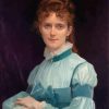 Portrait Of Miss Fanny Clapp By Alexandre Cabanel Paint By Numbers