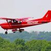 Red Plane Paint By Numbers