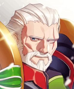 Reinhardt Face Paint By Numbers