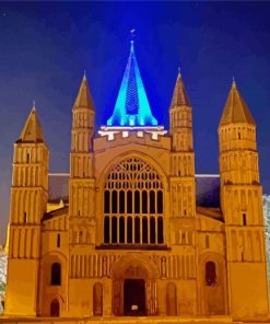 Rochester Cathedral Building paint by number