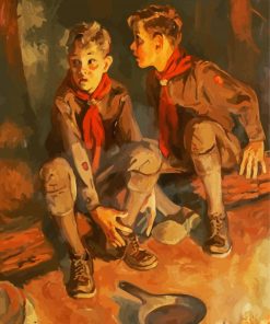 Scout Boys paint by number