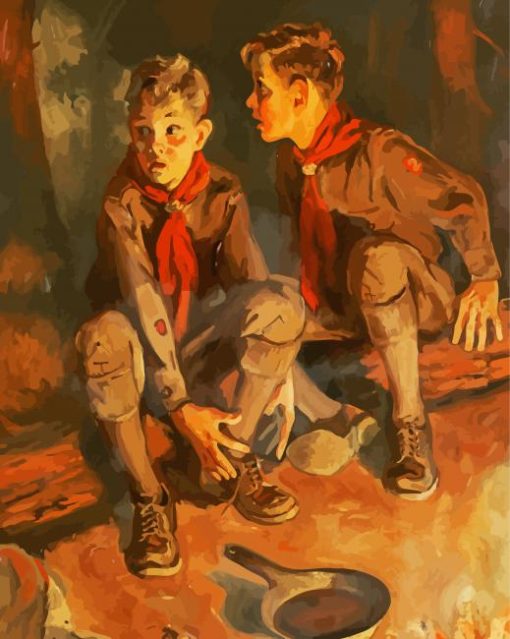 Scout Boys paint by number