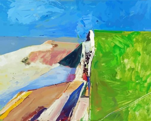 Seawall Diebenkorn paint by number