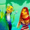 Shark Tale Characters Paint By Numbers