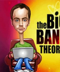 Sheldon Cooper The Bing Bang Theory Paint By Numbers