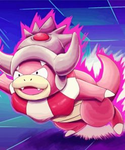 Slowking Pokemon Species Paint By Numbers