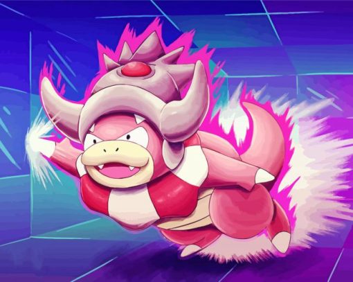 Slowking Pokemon Species Paint By Numbers