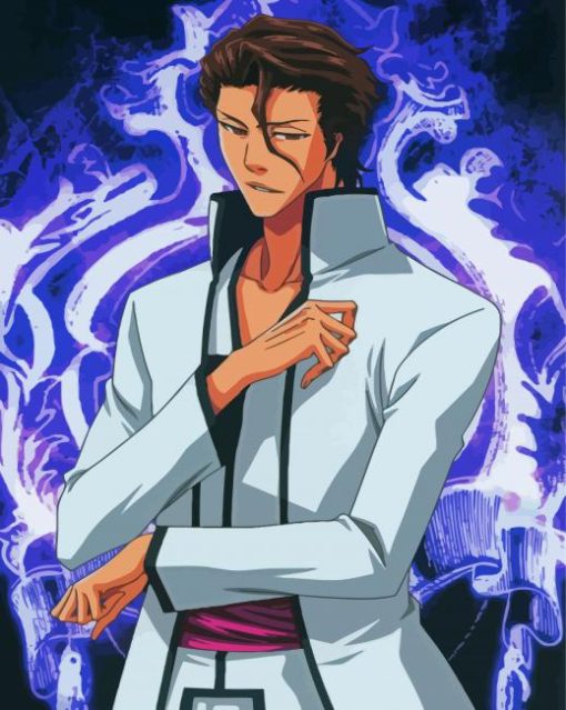 Sosuke Aizen Bleach Anime Paint By Numbers