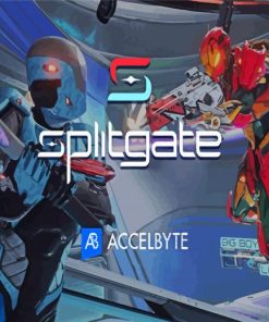 Splitgate Game Poster paint by number