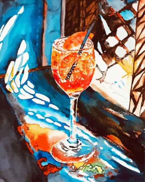 Spritz Glass Art Paint By Numbers