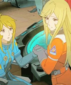 Star Blazers Anime paint by number