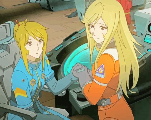 Star Blazers Anime paint by number