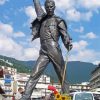 Statue Of Freddie Mercury In Montreux paint by number