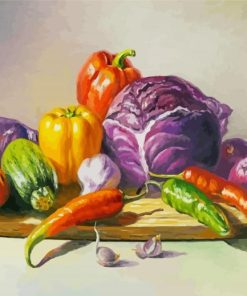 Still Life Vegetables paint by number