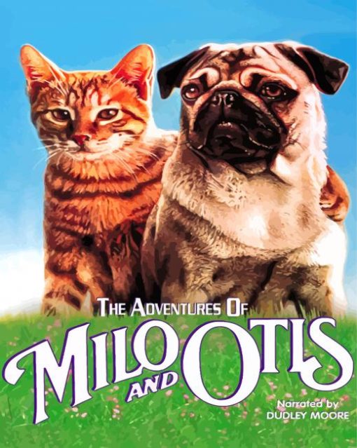 The Adventures Of Milo And Otis Poster Paint By Number