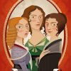 The Bronte Sisters Poster paint by number