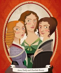 The Bronte Sisters Poster paint by number