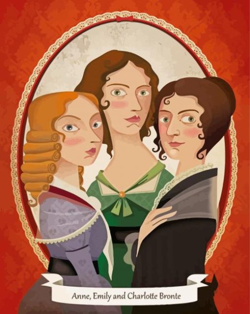 The Bronte Sisters Poster paint by number