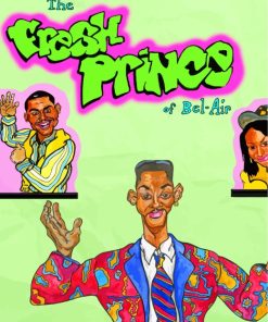 The Fresh Prince Of Bel Air Poster Art paint by number