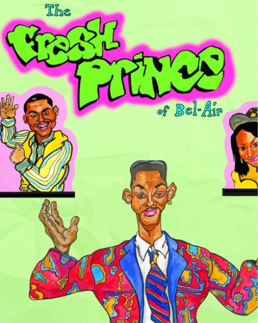 The Fresh Prince Of Bel Air Poster Art paint by number