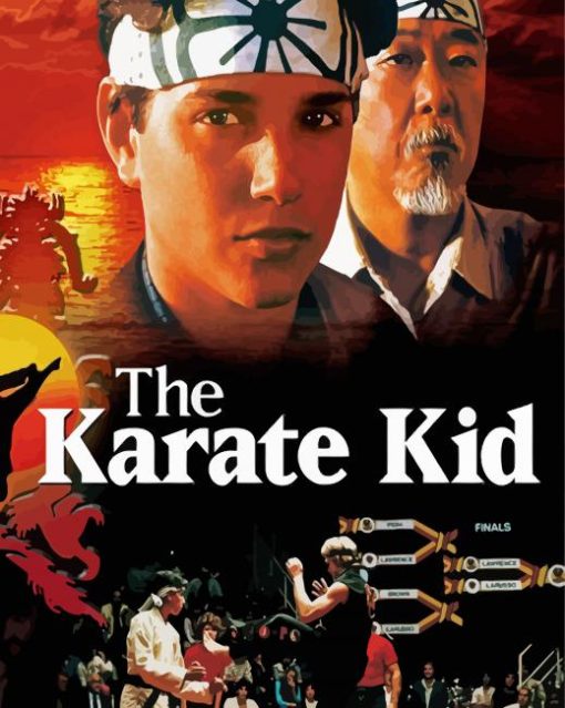 The Karate Kid paint by number